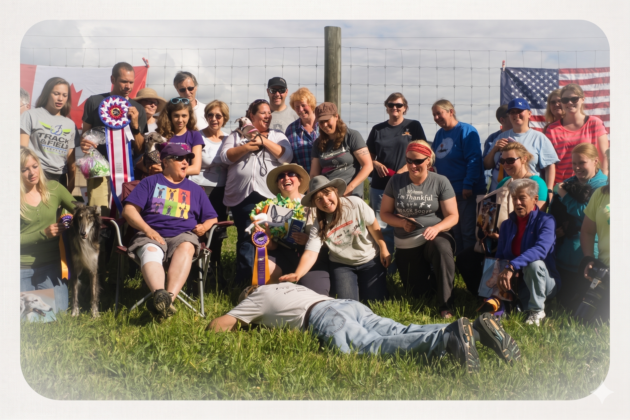 ASFA member clubs gathered at a trial